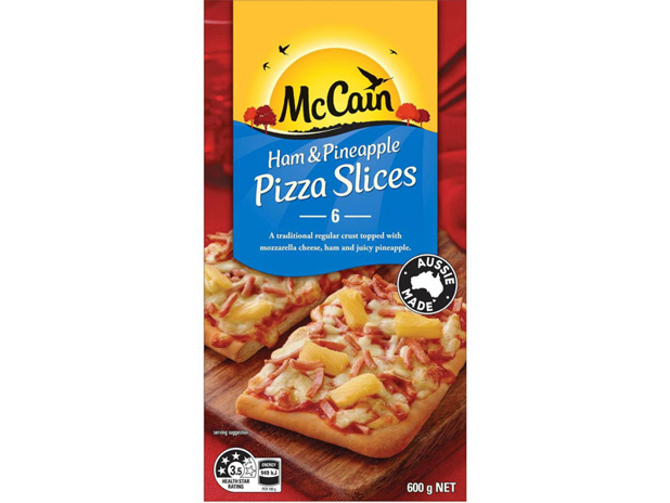 McCain Pizza Slice Ham & Pineapple 600g