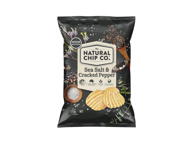 Natural Chip Co. Sea Salt & Cracked Pepper 175g