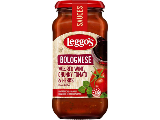 Leggo's Pasta Sauce Bolognese Red Wine 500g