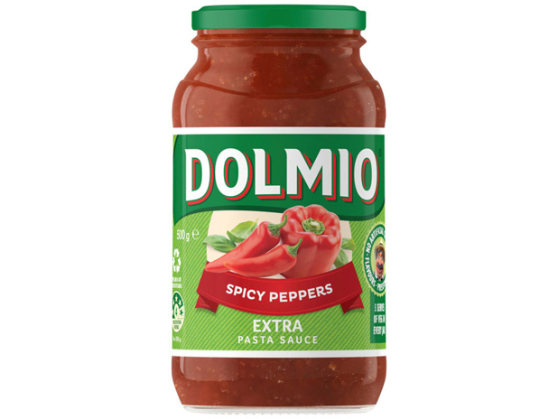 Dolmio Extra Spicy Peppers Tomato Pasta Sauce 500g