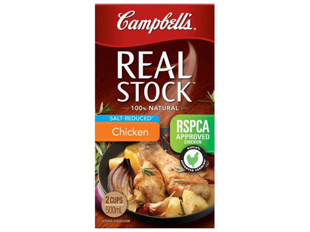 Campbell's Real Chicken Liquid Stock Salt Reduced 500 Millilitre