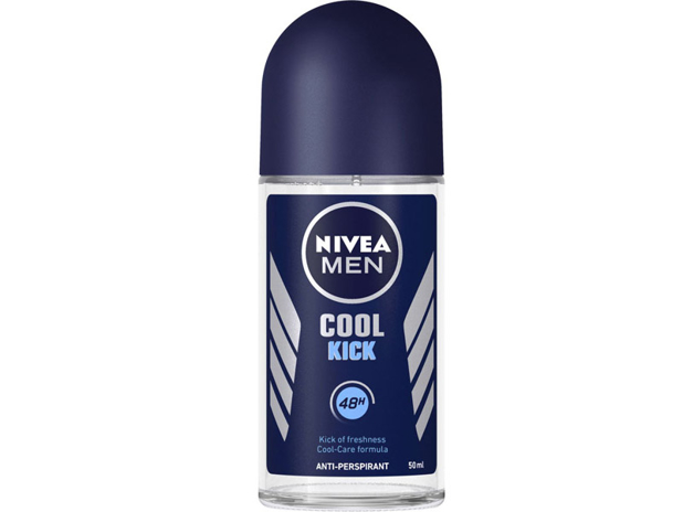 Nivea Men Cool Kick Anti-Perspirant Roll-On Deodorant 50ml 50 Millilitre