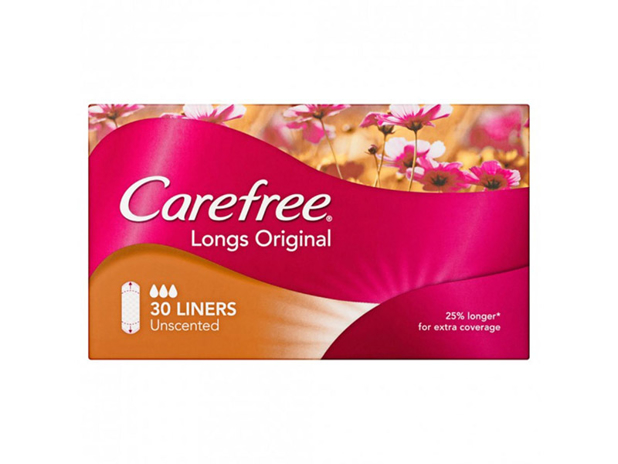Carefree Panty Liner Long 30 Pack