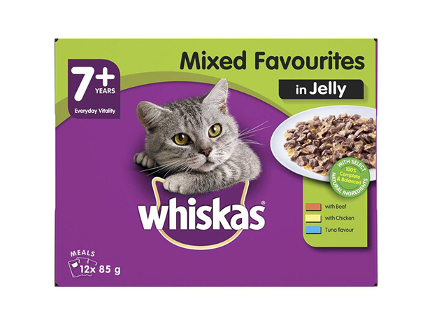 Whiskas Mixed Favourites In Jelly 7+ Years 12 Pack