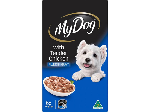 My Dog Fillets In Gravy With Tender Chicken Wet Dog Food Trays 6 Pack