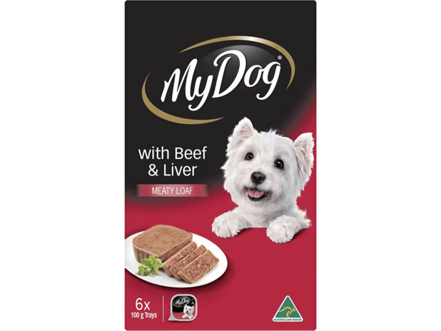 My Dog Beef And Liver Loaf Classics Wet Dog Food Trays 6 Pack