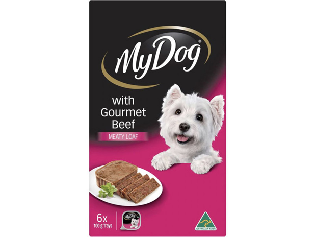 My Dog Gourmet Beef Loaf Classics Wet Dog Food Trays 6 Pack