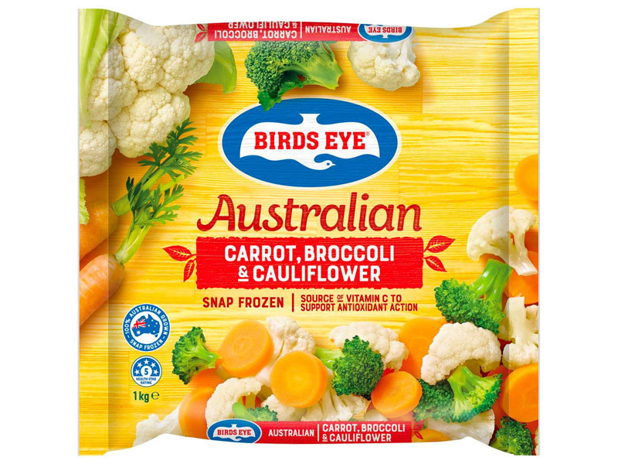 Birds Eye Snap Frozen Carrot, Cauliflower & Broccoli 1 Kilogram