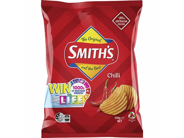 Smith's Crinkle Cut Chips Chilli 170g