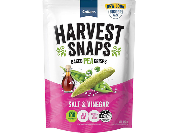 Harvest Snap Salt & Vinegar 120g