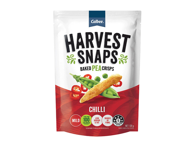 Harvest Snap Pea Snacks Chili 120g